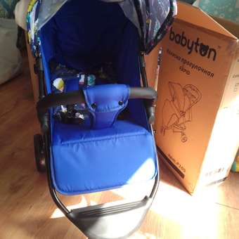 Коляска прогулочная Babyton Rapid Blue: отзыв пользователя ДетМир