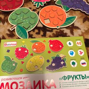 Игрушка Alatoys пазл Фрукты: отзыв пользователя Детский Мир