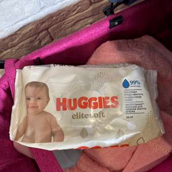 Салфетки влажные Huggies Elite Soft 168шт: отзыв пользователя Детский Мир