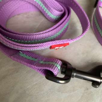 Поводок для собак Waudog Nylon светящийся большой Фиолетовый: отзыв пользователя Детский Мир