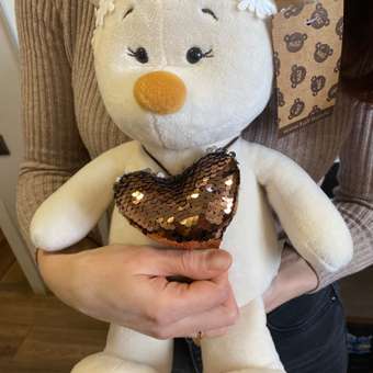 Мягкая игрушка KULT of toys Плюшевый медведь Masha в подарочной с сердцем 30см: отзыв пользователя Детский Мир