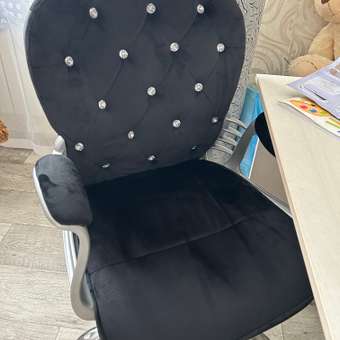 Детское компьютерное кресло SOKOLTEC велюр со стразами: отзыв пользователя Детский Мир