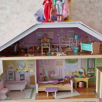 Кукольный домик  KidKraft Роскошь с мебелью 34 предмета 65954_KE: отзыв пользователя Детский Мир