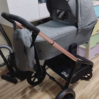 Коляска детская универсальная MOWbaby ZOOMPU (2в1) RA086 Gold Grey: отзыв пользователя Детский Мир