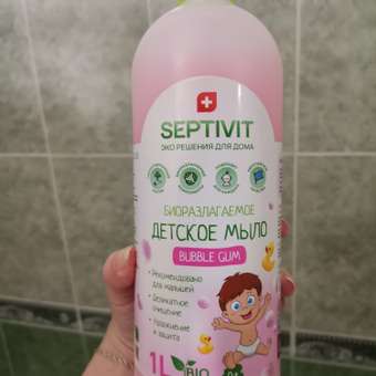 Детское жидкое мыло SEPTIVIT Premium Bubble Gum 1л: отзыв пользователя Детский Мир