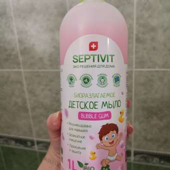 Детское жидкое мыло SEPTIVIT Premium Bubble Gum 1л: отзыв пользователя Детский Мир