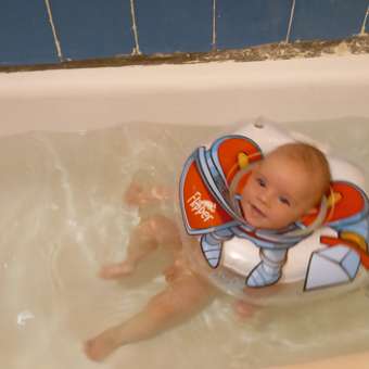 Круг для купания ROXY-KIDS надувной на шею для новорожденных и малышей Flipper Рыцарь: отзыв пользователя Детский Мир