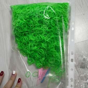 Резинки для плетения Uniglodis Цвет зеленый: отзыв пользователя Детский Мир