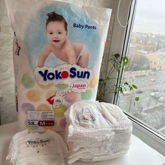 Трусики YokoSun M (6-10 кг) 58 шт.: отзыв пользователя Детский Мир