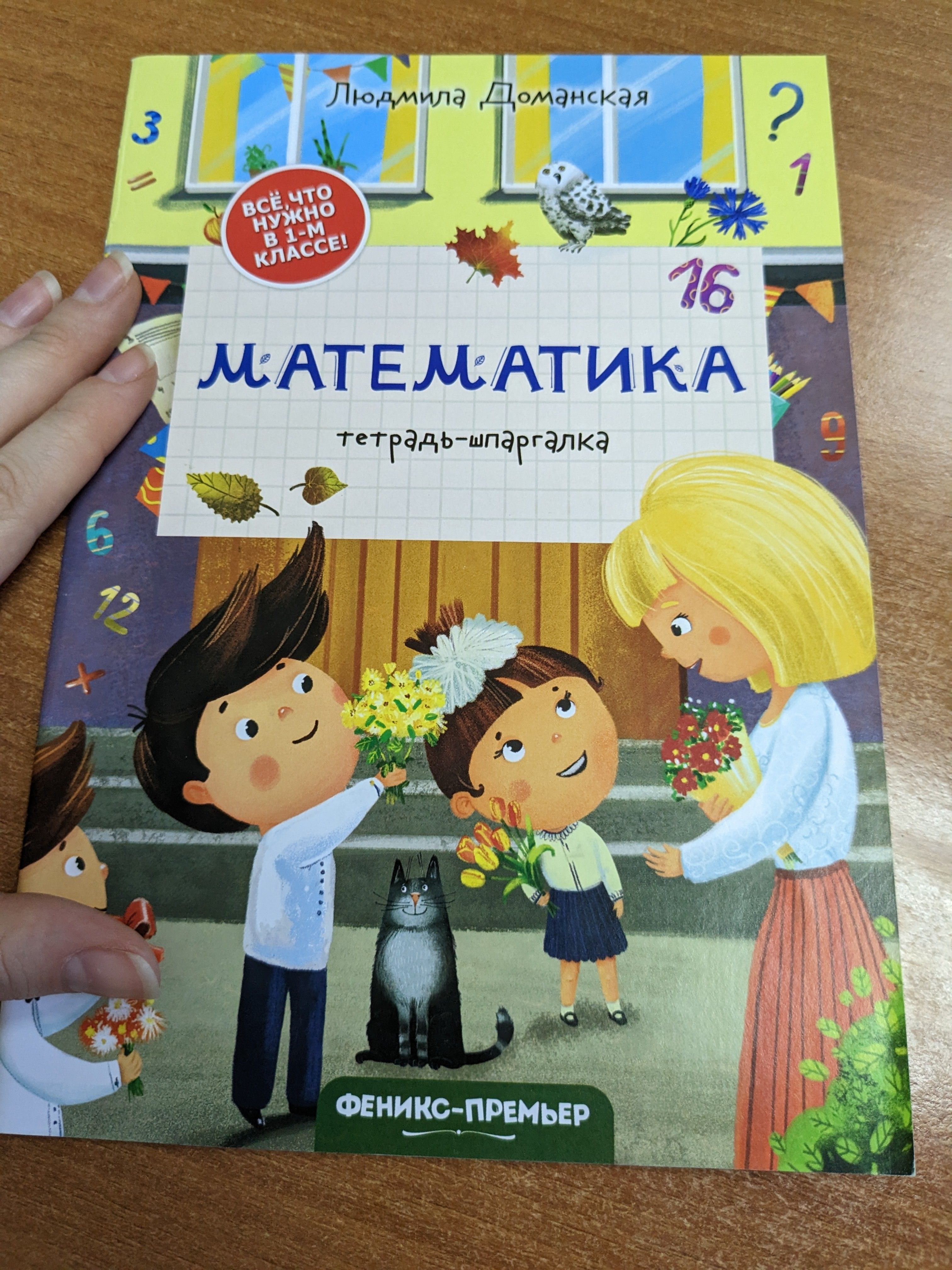 Математика ребенка интересовала больше других уроков, поэтому эта тетрадь зашла на ура просто. Всё интересно и подробно. Я даю сама примеры на закрепление и со шпаргалкой это хорошо работает вместе. 