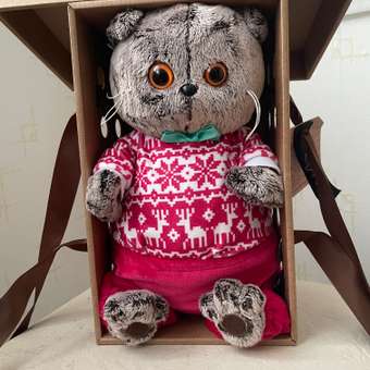 Мягкая игрушка BUDI BASA Басик в зимней пижаме 25 см Ks25-220: отзыв пользователя Детский Мир