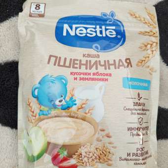 Каша молочная Nestle овсяная яблоко 200г с 5месяцев: отзыв пользователя ДетМир