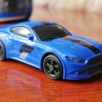 Машина New Bright РУ 1:64 Forza Helmet Racers Mustang Синий 6426: отзыв пользователя ДетМир