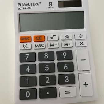 Калькулятор настольный Brauberg электронный 8 разрядов: отзыв пользователя Детский Мир