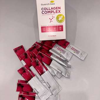 Collagen complex Малина Guarchibao с витамином С и кератином со вкусом малины: отзыв пользователя Детский Мир