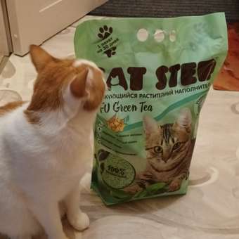 Наполнитель для кошек Cat Step Tofu Green Tea растительный комкующийся 6л: отзыв пользователя. Зоомагазин Зоозавр