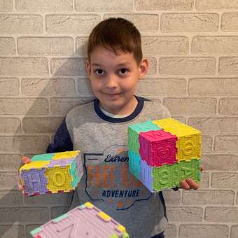 Массажный детский коврик пазл Ортодон развивающий игровой набор Умные кубики: отзыв пользователя Детский Мир