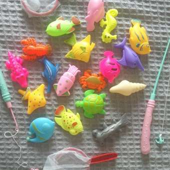 Рыбалка Veld Co 2 удочки сачок и 18 морских обитателей: отзыв пользователя Детский Мир