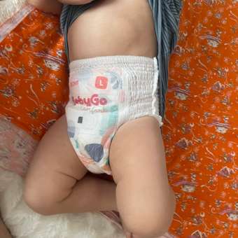 Трусики BabyGo Comfort L (9-14 кг) 44 шт.: отзыв пользователя Детский Мир