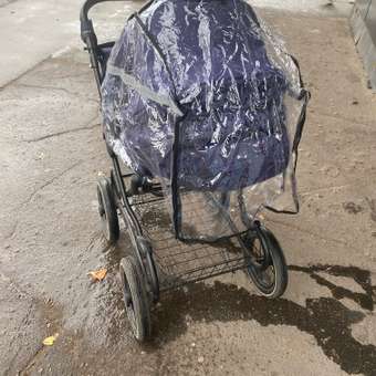 Дождевик на коляску Trottola со светоотражением с окошком на липучке ПВХ: отзыв пользователя Детский Мир