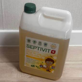 Средство для мытья полов SEPTIVIT Premium в домах с детьми 5л: отзыв пользователя Детский Мир