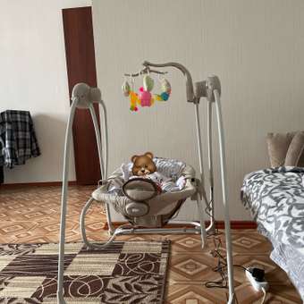 Качели 2в1 Babyton Relax Brown: отзыв пользователя ДетМир