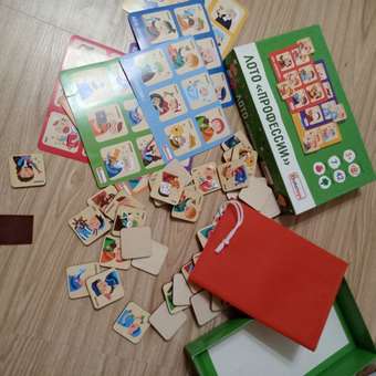 Лото детское деревянное Alatoys Настольная игра Профессии: отзыв пользователя Детский Мир