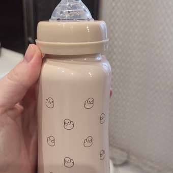 Термобутылочка Happy Baby С силиконовой соской и соской-поильником 200 мл: отзыв пользователя Детский Мир
