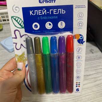 Клей канцелярский Erhaft 6 шт.: отзыв пользователя Детский Мир