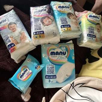 Подгузники MANU Микс M (6-11 кг) 26 шт.: отзыв пользователя ДетМир