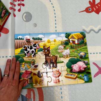 Пазл Baby Toys First Puzzle Кто живет в деревне 20элементов 04189: отзыв пользователя ДетМир