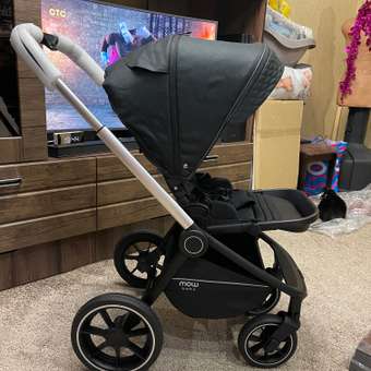 Коляска детская универсальная MOWbaby 3в1 ZOOMPU RA087 Silver Black: отзыв пользователя Детский Мир