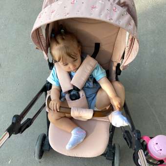 Коляска прогулочная Happy Baby Luna Flowers pink: отзыв пользователя Детский Мир
