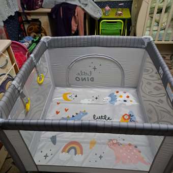 Манеж Babyton Circus Grey: отзыв пользователя Детский Мир