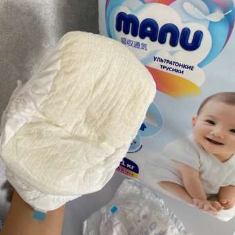 Трусики MANU ультратонкие M (6-11 кг) 66 шт.: отзыв пользователя Детский Мир