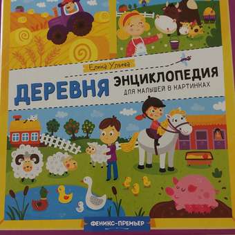 Книга Феникс Премьер Деревня 1+: развивающая книжка с наклейками: отзыв пользователя Детский Мир