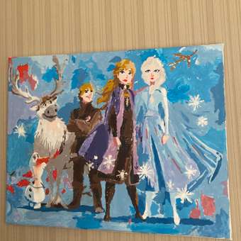 Картина по номерам Art on Canvas Холодное сердце 2 холст на подрамнике 40х50 см: отзыв пользователя Детский Мир