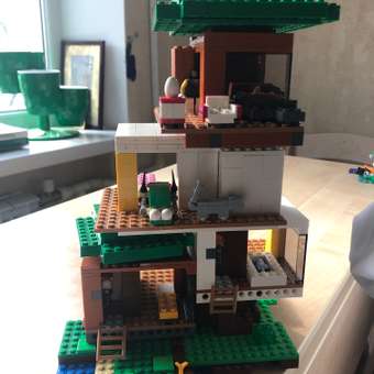 Конструктор LEGO Minecraft Современный домик на дереве 21174: отзыв пользователя ДетМир