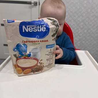 Каша молочная Nestle гречка-курага 200г с 5месяцев: отзыв пользователя ДетМир