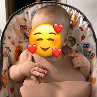 Нагрудник Happy Baby пластик: отзыв пользователя Детский Мир