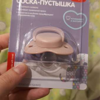 Пустышка BabyGo силиконовая классическая с 6 до 18 месяцев: отзыв пользователя ДетМир