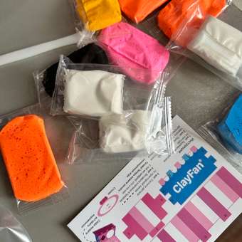 Тесто для лепки ClayFan В баночках 4 шт: отзыв пользователя Детский Мир
