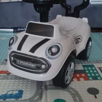 Каталка BabyCare Speedrunner музыкальный руль белый: отзыв пользователя Детский Мир
