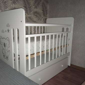 Детская кроватка ВДК прямоугольная, поперечный маятник (белый): отзыв пользователя Детский Мир