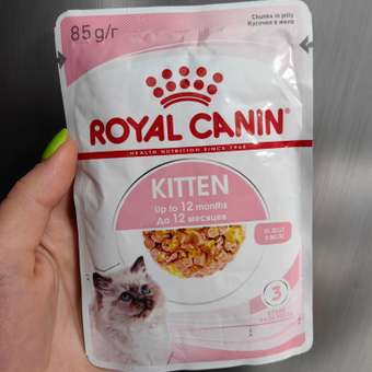 Корм влажный для котят ROYAL CANIN Kitten Instictive 85г желе пауч 77850: отзыв пользователя. Зоомагазин Зоозавр