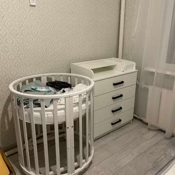 Пеленальный комод aton baby furniture Marvin белый: отзыв пользователя Детский Мир