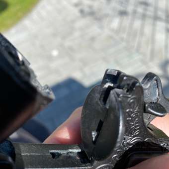 Револьвер ковбоя Gonher 22.5 см Чёрный: отзыв пользователя Детский Мир