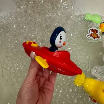 Игрушка для ванной Fisher Price Лодка с пингвином GMBT003C: отзыв пользователя ДетМир