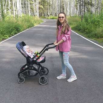 Коляска прогулочная Olsson Jazz Dark Blue: отзыв пользователя Детский Мир
