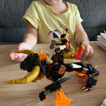 Конструктор LEGO NINJAGO Земляной дракон Коула Ниндзяго блочный: отзыв пользователя ДетМир